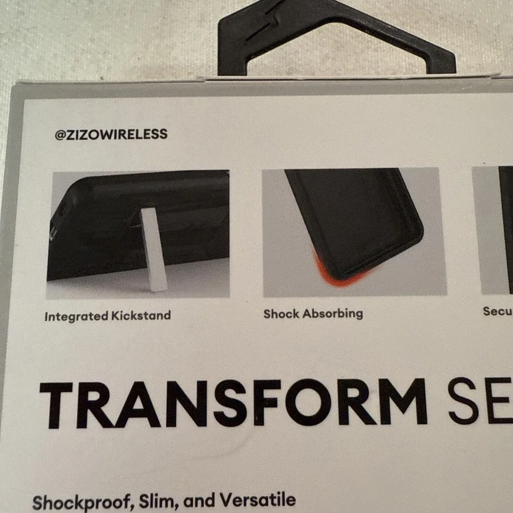 Cricket Debut Case Zizo Transform Series Black‎ Cover New